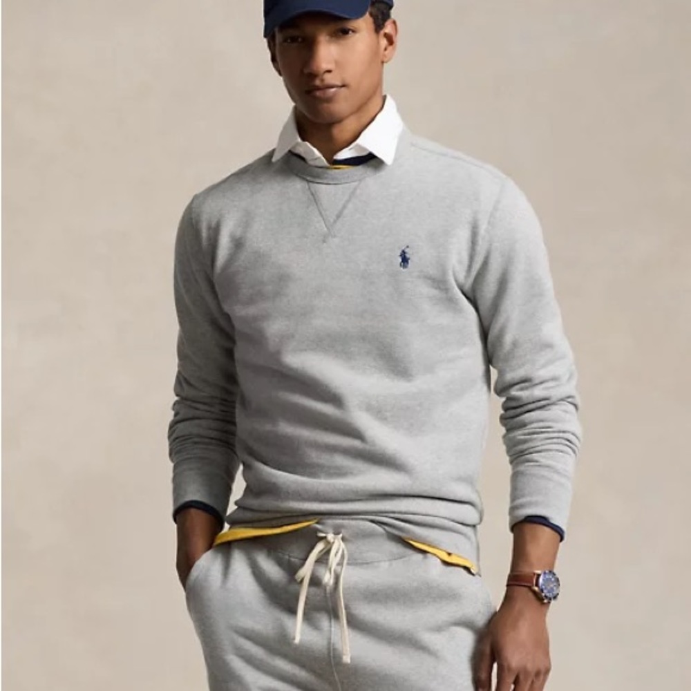The RL Fleece Sweatshirt in Grey